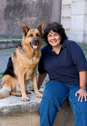 Henry and his trainer, Teresa Ann Miler